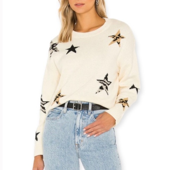 Rails Sweaters - Rails Cream Star Pattern Sweater